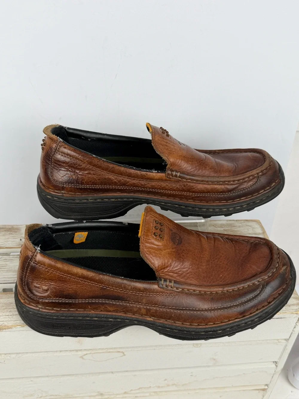 Timberland brown leather
